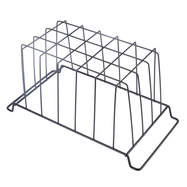 2Pcs Freezer Metal Wire Basket PE Coated Hanging Rack Organizer Bin Black for Refrigerator Shelves 8 Sizes Kitchen Accessories - Image 5