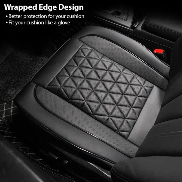 New Front Car Seat Cover PU Leather Cars Seat Cushion Automobiles Seat Protector Universal Car Chair Pad Mat Auto Accessories - Image 2