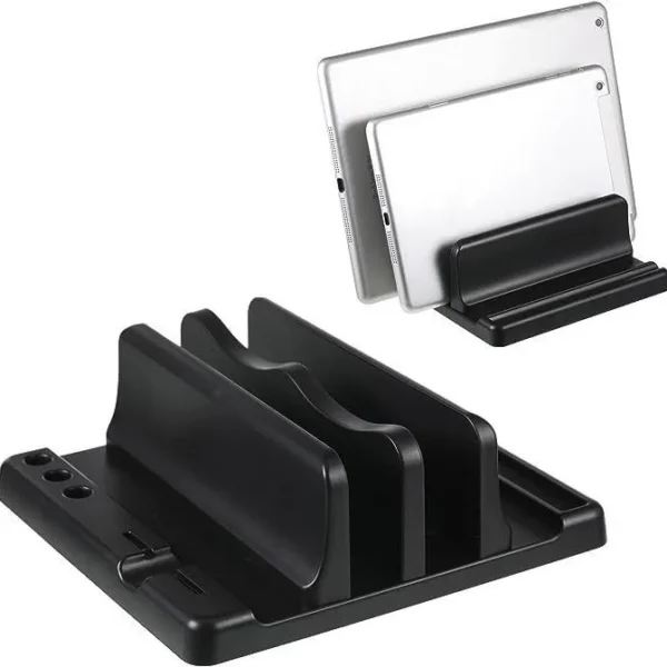 Office Laptop Stand Vertical Save Desktop Space Easy To Place Computer Accessories Scalable Width Office Desk Storage - Image 6