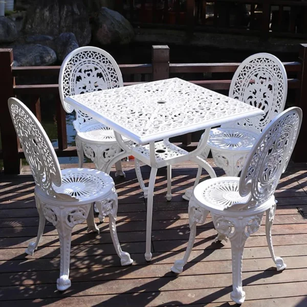 White Lounge Garden Furniture Sets Modern Outdoor Storage Patio Garden Furniture Sets Designer Moving Muebles Terraza Decoration