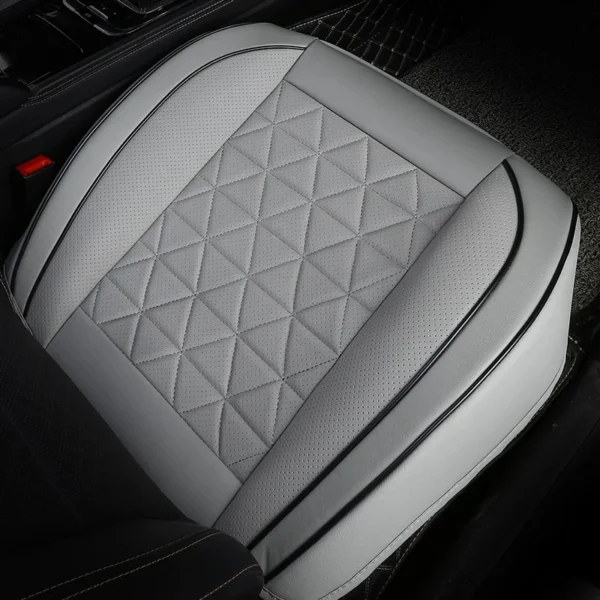 New Front Car Seat Cover PU Leather Cars Seat Cushion Automobiles Seat Protector Universal Car Chair Pad Mat Auto Accessories - Image 5