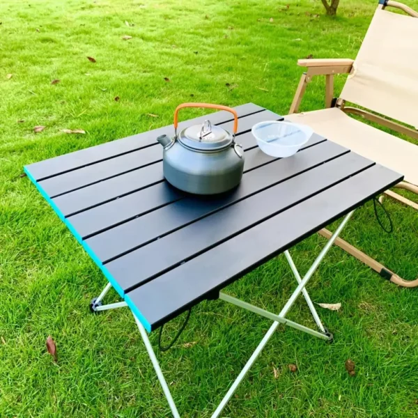 Ultralight Portable Folding Camping Table Foldable Outdoor Dinner Desk High Strength Aluminum Alloy For Garden Party Picnic BBQ