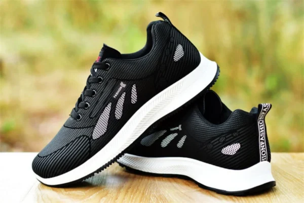 2024 summer new leather non-slip waterproof sports shoes walking shoes all casual fashionable shoes men's running shoes - Image 6