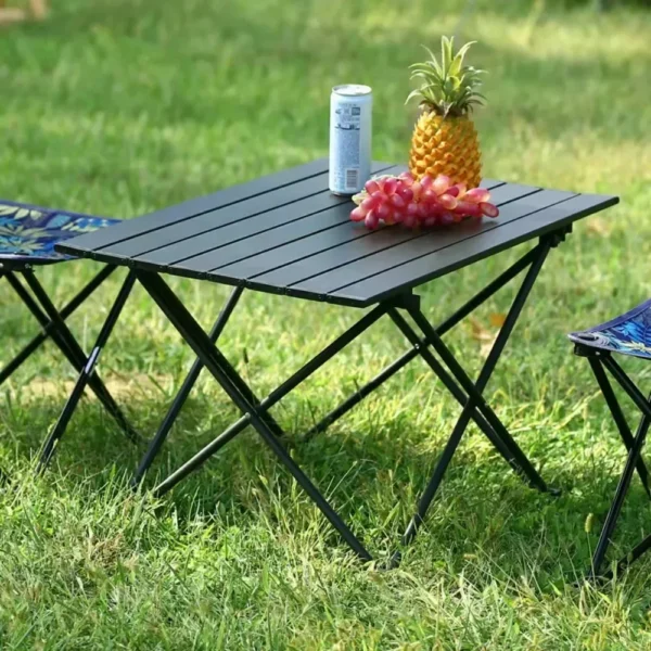 Outdoor Folding Desk Foldable Camping Table Travel Cooking Accessories Fishing Desks Portable Aluminum Alloy Garden Picnic Table - Image 3