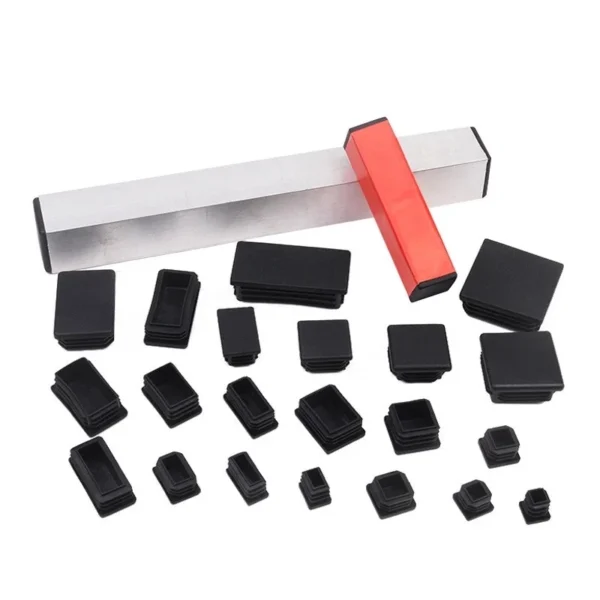 10pcs Plastic pipe inner plug Dust cover square Steel tube Blanking End Cap Bung For ladder Furniture chair table Leg Protector - Image 3