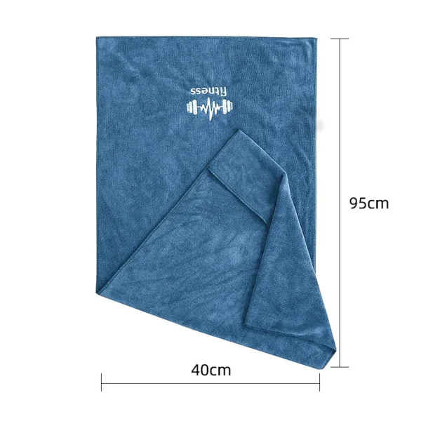 42*95cm Microfiber Gym Yoga Exercise Swimming Fitness Towel Fast Drying Cooling Towel Beach Running Body Non-slip Sports Sweat - Image 5