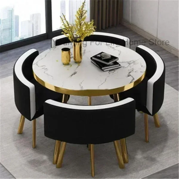 Modern Dining Tables Reception Negotiation Wooden Dining Tables Rest Office Restaurant Mesas De Comedor Home Furniture HDCZ - Image 2