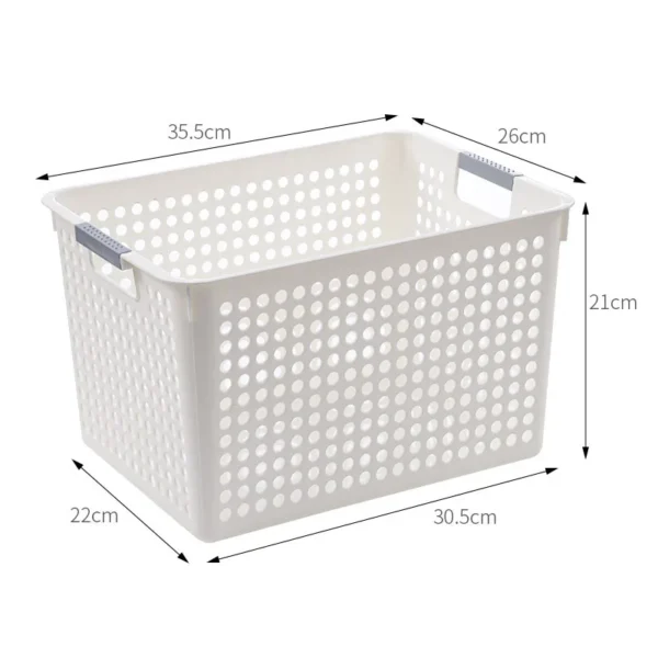 Plastic Storage Basket Kindergarten Toy Storage Basket Desktop Miscellaneous Items Storage Basket Handheld Basket - Image 2