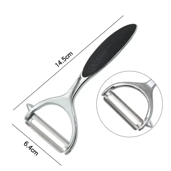 1PC Stainless Steel Vegetable Peeler Potato Peeler Multi-function Carrot Grater Fruit Tools Kitchen Accessories Cuisine Pelador - Image 6