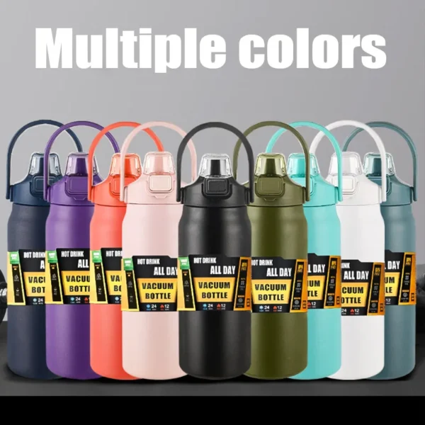 1500ML Stainless Steel Thermo Bottle Portable Thermos Large Capacity Thermo Water Bottle Tumbler Thermoses Outdoor Vacuum Flasks - Image 2