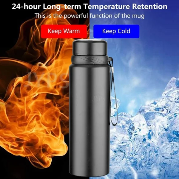 1L Thermal Water Bottle Keep Cold and Hot Water Bottle Thermos for Water Tea Coffee Vacuum Flasks Stainless Steel Thermos Bottle - Image 4