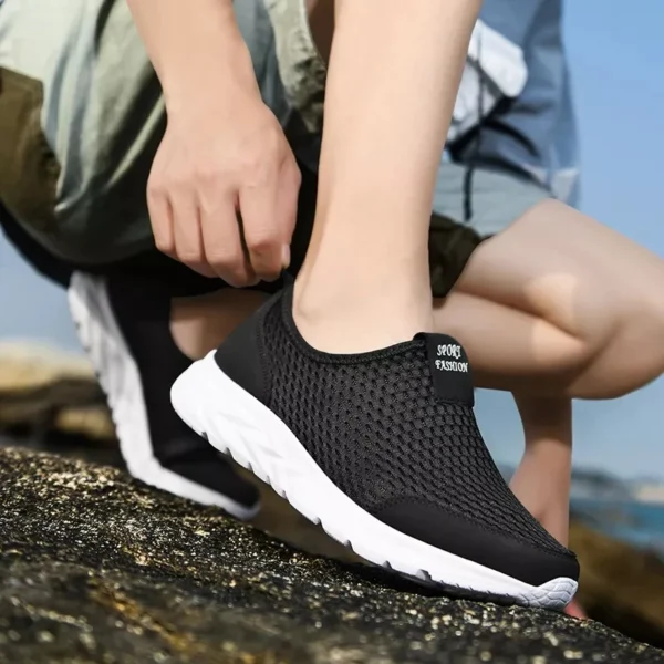 Men Running Shoes Summer Soft Loafers Lazy Shoes Lightweight Cheap Mesh Couple Outdoor Sports Shoes Men Sneakers 2022 - Image 3